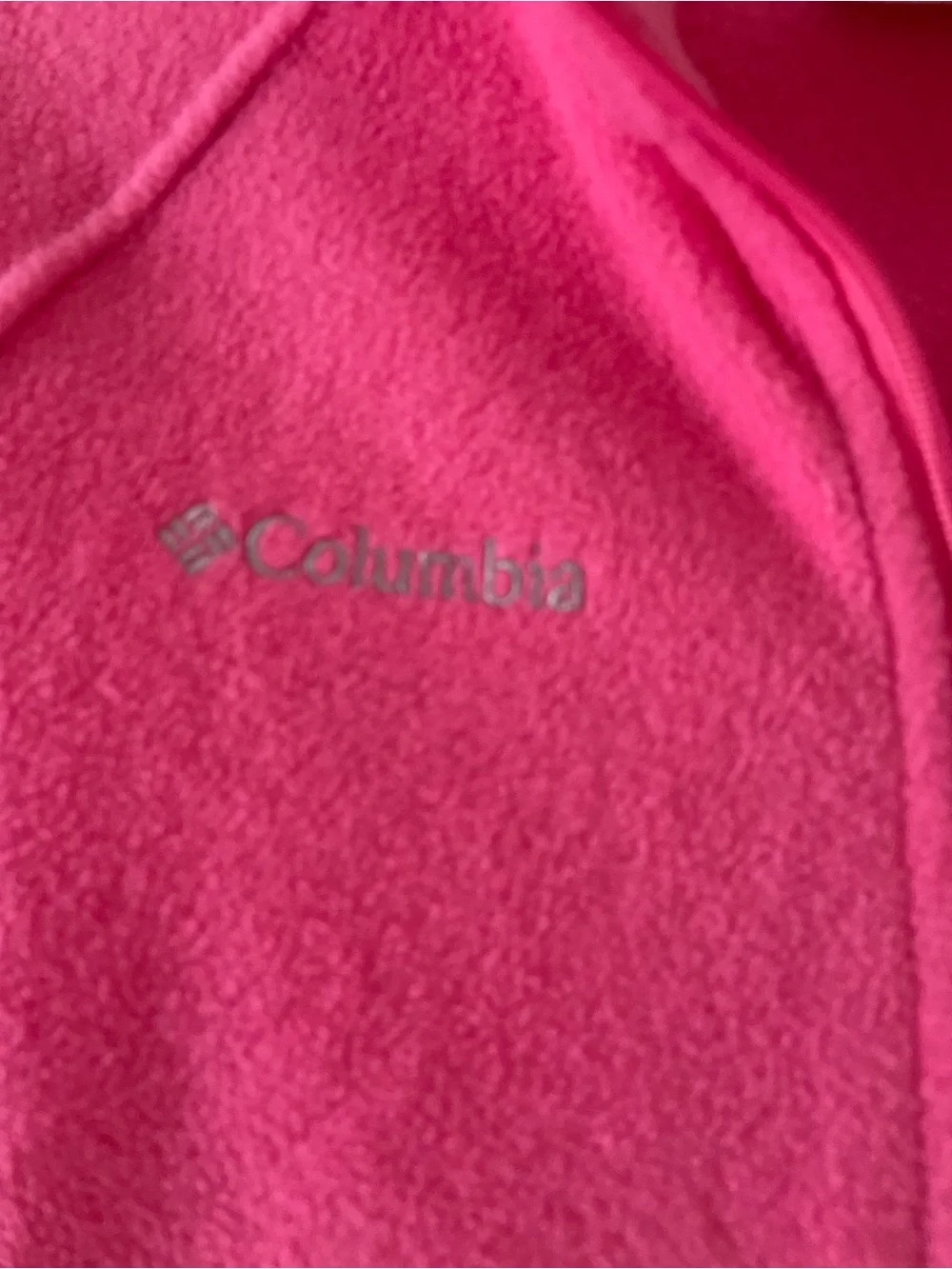 Columbia Bright Pink Women's Full-Zip Fleece Jacket
